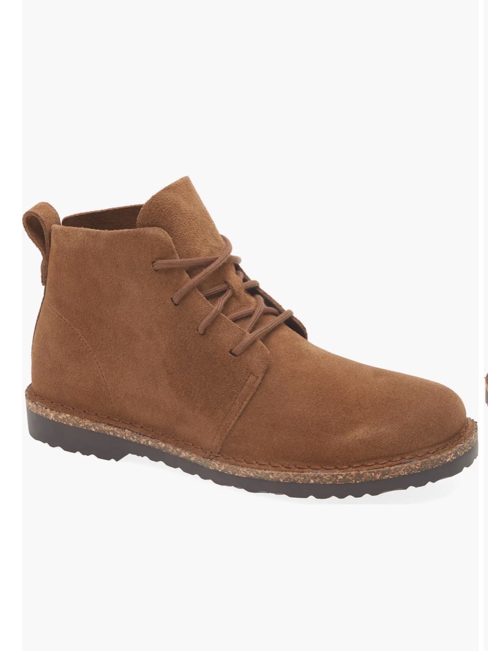 NWT Birkenstock Uppsala Mid Boot in Chestnut Brown Suede, Size 40
